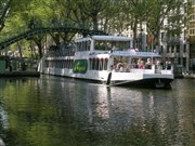 Croisière sur la Seine et le canal Saint Martin | Du Bassin de la Villette au Musée d'Orsay Bateau Paris Canal / Embarquement Bassin de la Villette Affiche