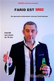 Farid Amziane dans Farid est sage L'Appart Caf - Caf Thtre Affiche