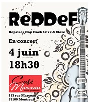 ReDDeF au Café Marceau Caf Marceau Affiche