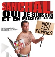 Sanchal dans Oui je suis seul et en plus j'ai l'air con Thatre Pandora Affiche