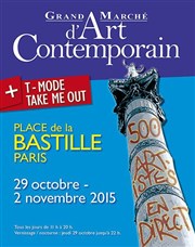 Grand marché d'art contemporain Place de la Bastille Affiche