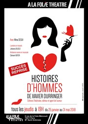 Histoires d'Hommes A La Folie Thtre - Petite Salle Affiche