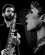 Corentin Giniaux 4tet invite Nicolle Rochelle Jazz Caf Montparnasse Affiche