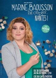 Marine Baousson dans Marine Baousson fait crépiter Nantes La Compagnie du Caf-Thtre - Petite salle Affiche