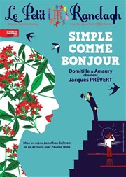 Simple comme bonjour Thtre le Ranelagh Affiche