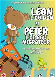 Léon l'ourson et Peter l'oiseau migrateur Thtre L'Alphabet Affiche