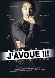 Amin Dridi dans J'avoue !!! Divine Comdie Affiche