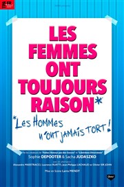 Les femmes ont toujours raison, les hommes n'ont jamais tort Thtre Molire Affiche