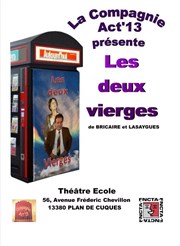 Les deux vierges Thtre cole Affiche