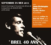 Brel 40 ans déja! Voilier Le Don du Vent Affiche