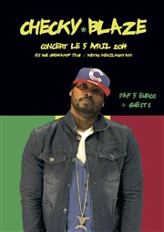 Checky Blaze | showcase Caf de Paris Affiche