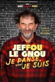 Jeffou le gnou dans Je panse donc je suis Thtre  l'Ouest Auray Affiche