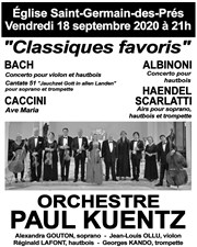 Classiques favoris Bach / Haendel Eglise Saint Germain des Prs Affiche