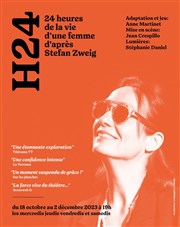 H24, 24 heures de la vie d'une femme d'après Stefan Zweig La Manufacture des Abbesses Affiche