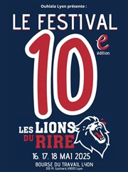 Festival Les Lions du rire | Pass 3 Soirs Bourse du Travail Lyon Affiche