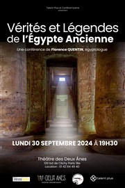 Vérités et légendes de l'Égypte ancienne par Florence Quentin Thtre des 2 Anes Affiche