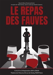 Le Repas des Fauves Thtre de l'Oeuvre Affiche