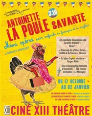 Antoinette, la poule savante Thtre Lepic Affiche