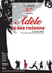 Adèle a ses raisons Thtre le Proscenium Affiche