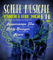 Hippocampe fou + Houri + Dirty granger Le Rack'am Affiche