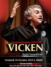 Vicken Tarpinian : OneManSinging La Pniche Anako Affiche