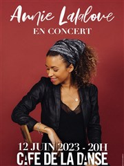 Annie Lalalove en concert Caf de la Danse Affiche