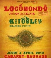 Locomondo + Kitoslev Cabaret Sauvage Affiche