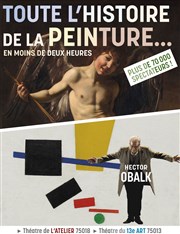 Toute l'histoire de la peinture en moins de deux heures | par Hector Obalk Thtre Coluche Affiche