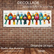 Décollage Studio des Illumins Affiche