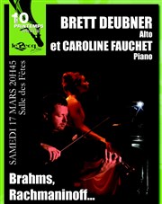 Brett Deubner & Caroline Fauchet Salle des Ftes Affiche