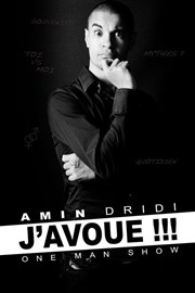 Amin Dridi dans J'avoue ! Thtre L'Alphabet Affiche