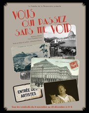 Vous qui passez sans me voir Tho Thtre - Salle Plomberie Affiche