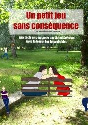 Un petit jeu sans conséquence Thtre du Petit Merlan Affiche