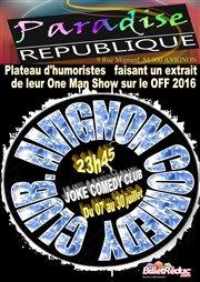 Avignon Comedy Club Paradise Rpublique Affiche