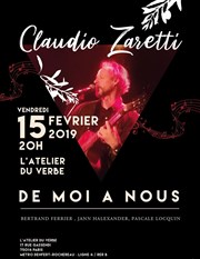 Claudio Zaretti : De Moi à Nous L'atelier du verbe Affiche