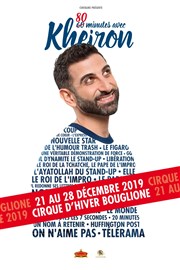 Kheiron dans 80 minutes avec Kheiron Cirque d'Hiver Bouglione Affiche