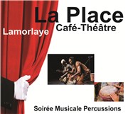 Soirée percussions La Place Affiche