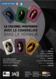 Le Colonel Moutarde, avec le chandelier, dans la véranda Espace Beaujon Affiche