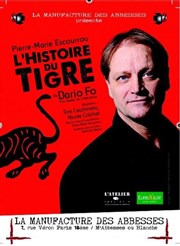 L'histoire du tigre La Manufacture des Abbesses Affiche