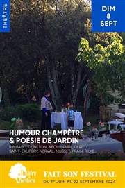 Humour champêtre & poésie de jardin Thtre de Verdure-jardin Shakespeare Affiche