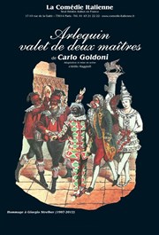 Arlequin valet de deux maitres La Comdie Italienne Affiche