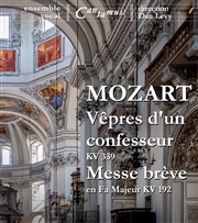 Vêpres et messe brève de Mozart| par l'Ensemble vocal Cantamus glise Protestante Allemande Affiche