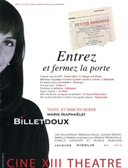 Entrez et fermez la porte Thtre Lepic Affiche