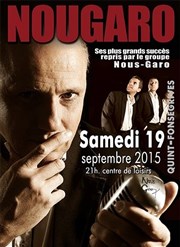 Nougaro par Nous-Garo Salle du Centre de Loisirs Affiche