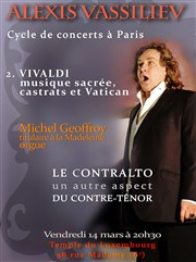 Alexis Vassiliev chante Vivaldi Temple du Pentmont Luxembourg Affiche