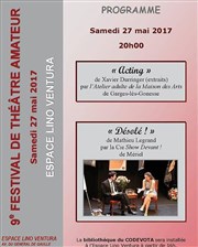 Désolé ! | 9e Festival de Théâtre Amateur Espace Lino Ventura Affiche