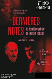 Dernières notes Studio Hebertot Affiche