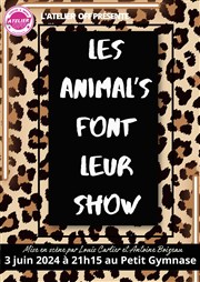 Les Animal's font leur show Petit gymnase au Thatre du Gymnase Marie-Bell Affiche