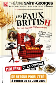 Les Faux British Thtre Saint Georges Affiche