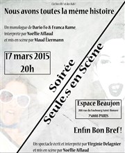 Seules en Scène Espace Beaujon Affiche